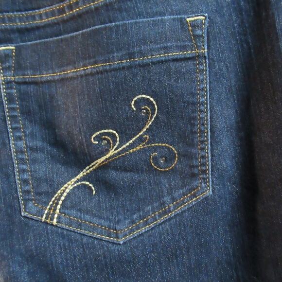 Riders By Lee Capri Blue Jeans - Picture 3 of 5